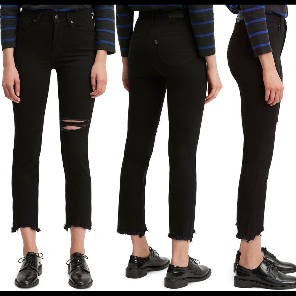 Levi’s High Rise Crop Flare Jean